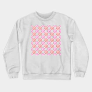 Donut Pattern Crewneck Sweatshirt